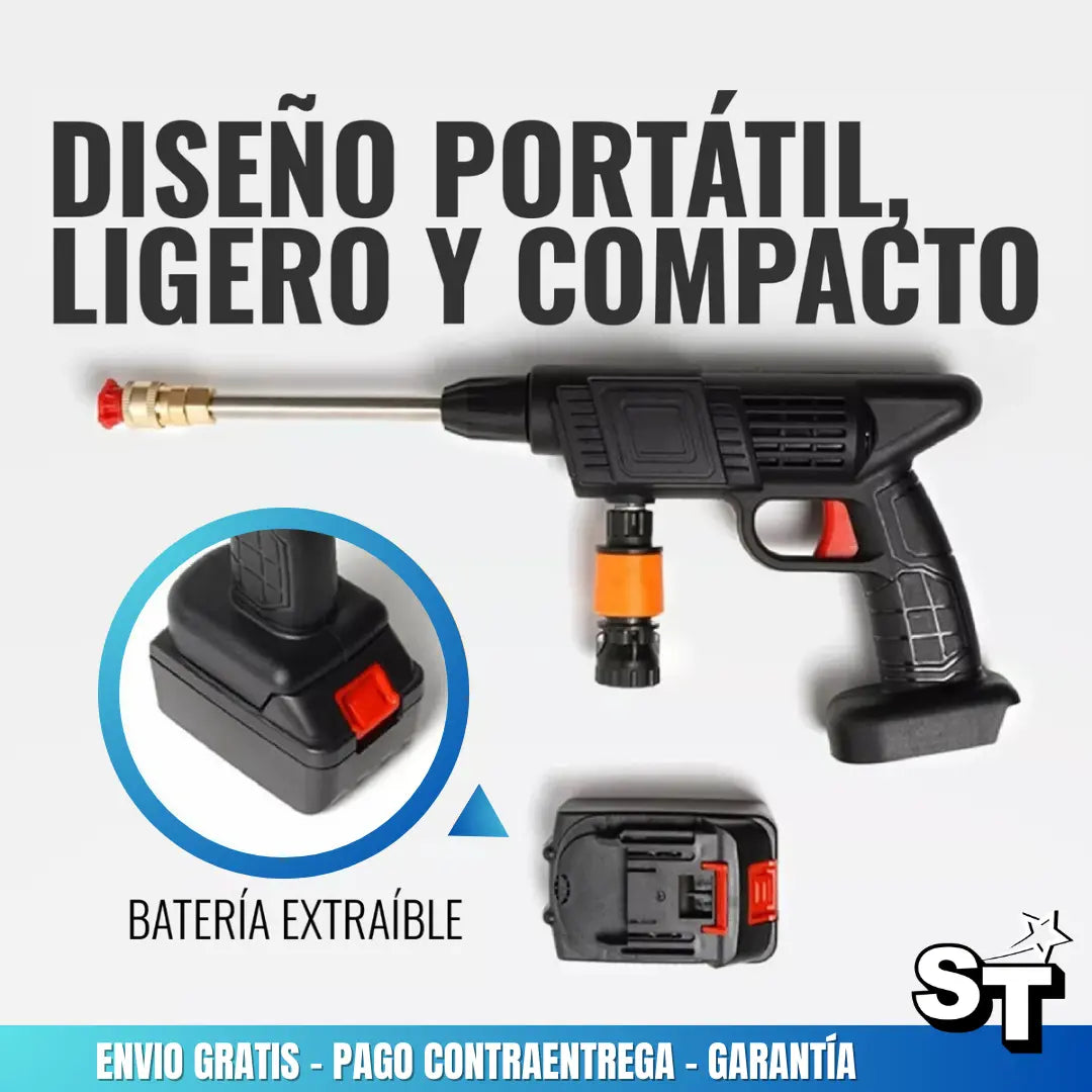 HydroSave™ Hidrolavadora Portátil Recargable + REGALO Batería Extra