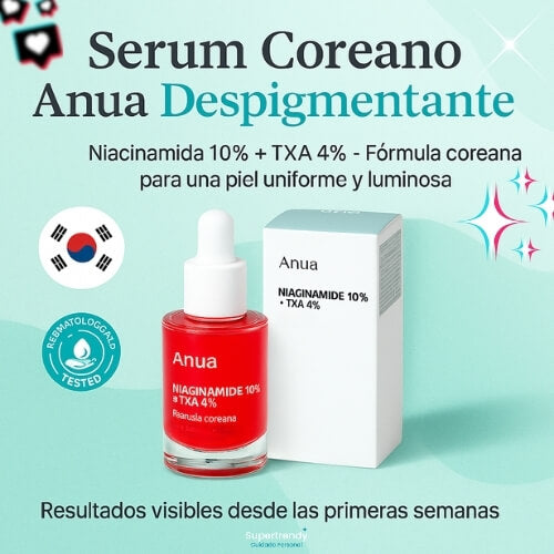 Anua Serum Coreano - Recupera la confianza en tu piel.