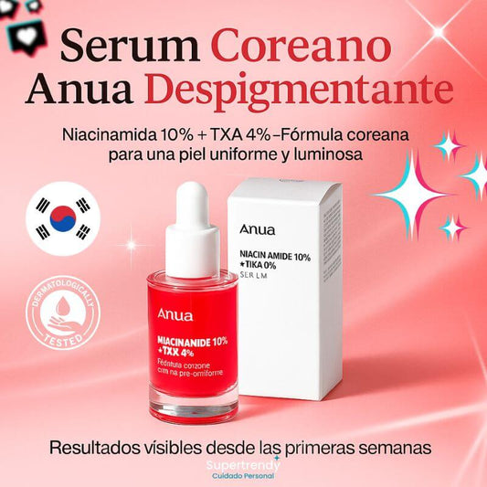 Anua Serum Coreano Despigmentante - Quita manchas y recupera la confianza en tu piel.