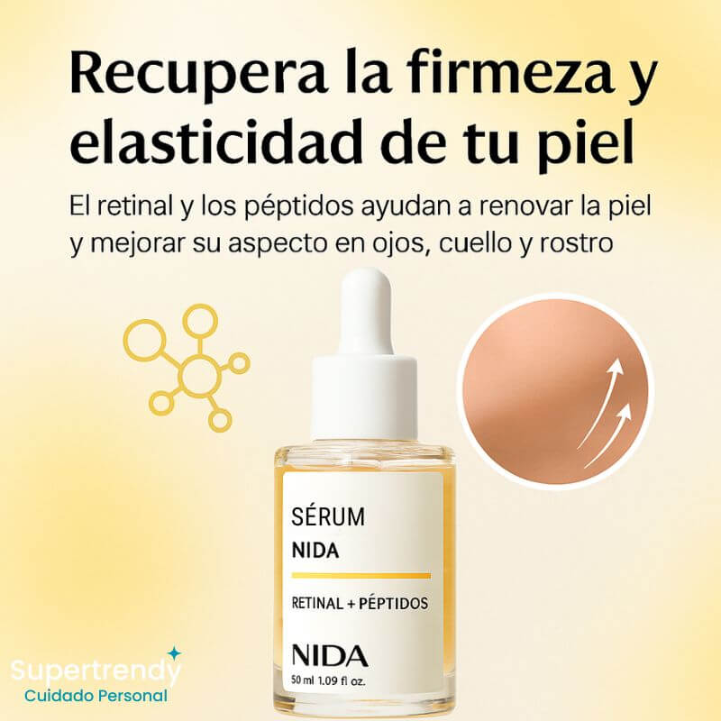 Sérum Coreano NIDA: Contorno, rostro y cuello relucientes