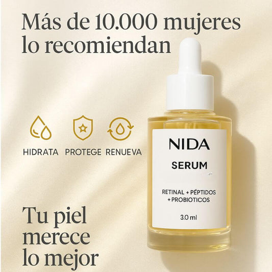 SERUM Coreano NIDA: Contorno, rostro y cuello relucientes